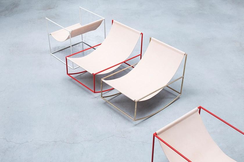 valerie_objects Кресло-качалка из стали с порошковым покрытием  V9018020  - Вид №26