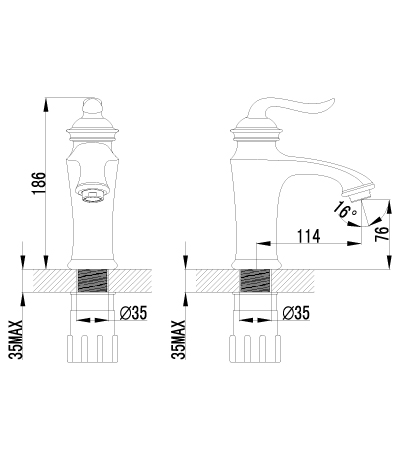 LM4706G Смеситель Brava для раковины LEMARK BRAVA - Вид №1