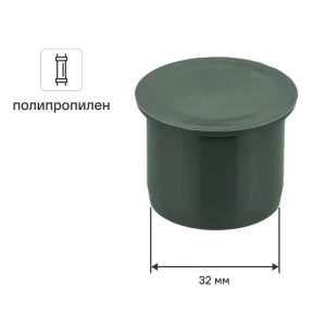 Заглушка Pro Aqua 32 мм полипропилен 81953203 STLM-2129678