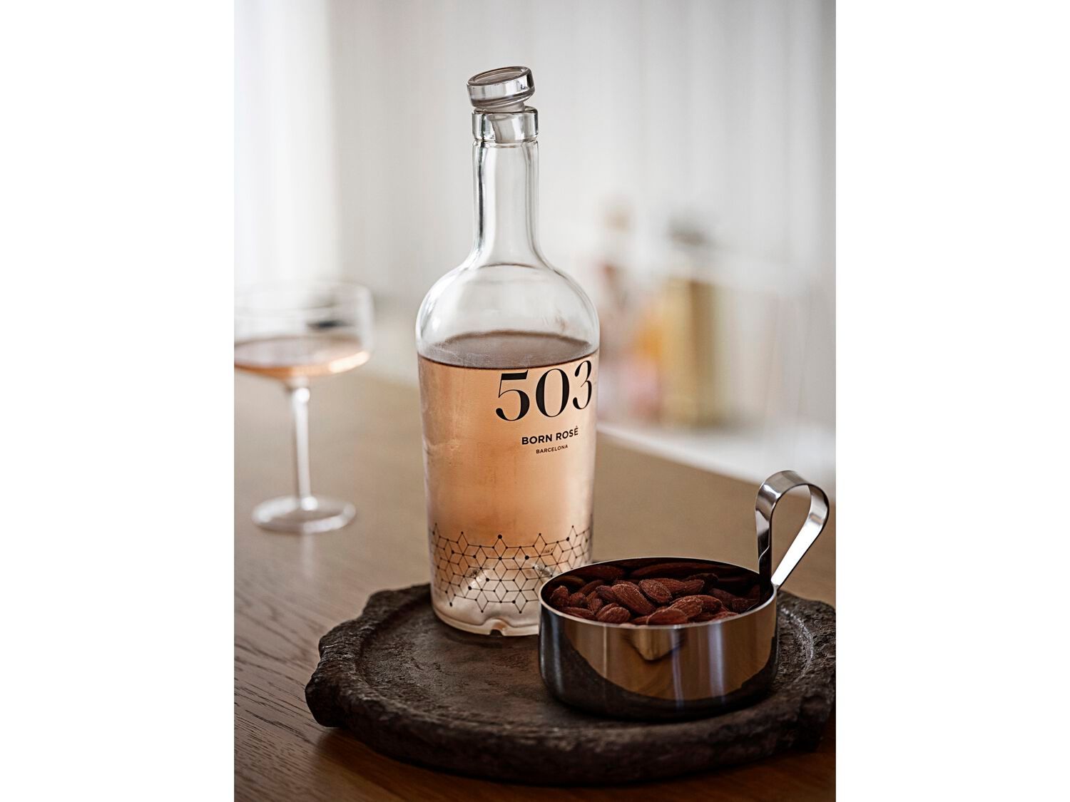 Чаша из нержавеющей стали с ложкой ZONE DENMARK Rocks ARCH-00082363 - Вид №1