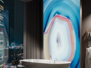 Декоративная панель из алюминия, стекла или ПММА