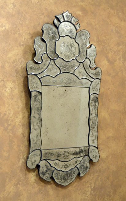 996 ORIGINALMURANOGLASS Венецианское зеркало Marcus - муранское стекло OMG  см  - Вид №1