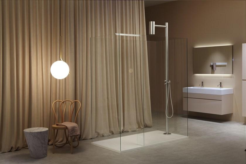 Antonio Lupi Design Напольная душевая стойка из нержавеющей стали с душевой лейкой Shawà Antoniolupi sun-id-1449210 - Вид №9