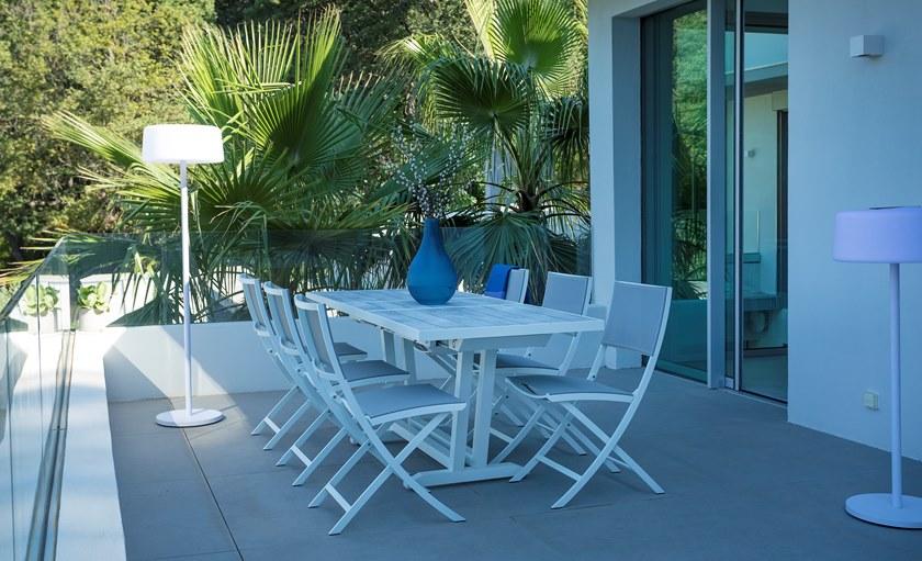 Les jardins Прямоугольный раздвижной садовый стол из hpl Amaka sun-id-1365472 - Вид №7