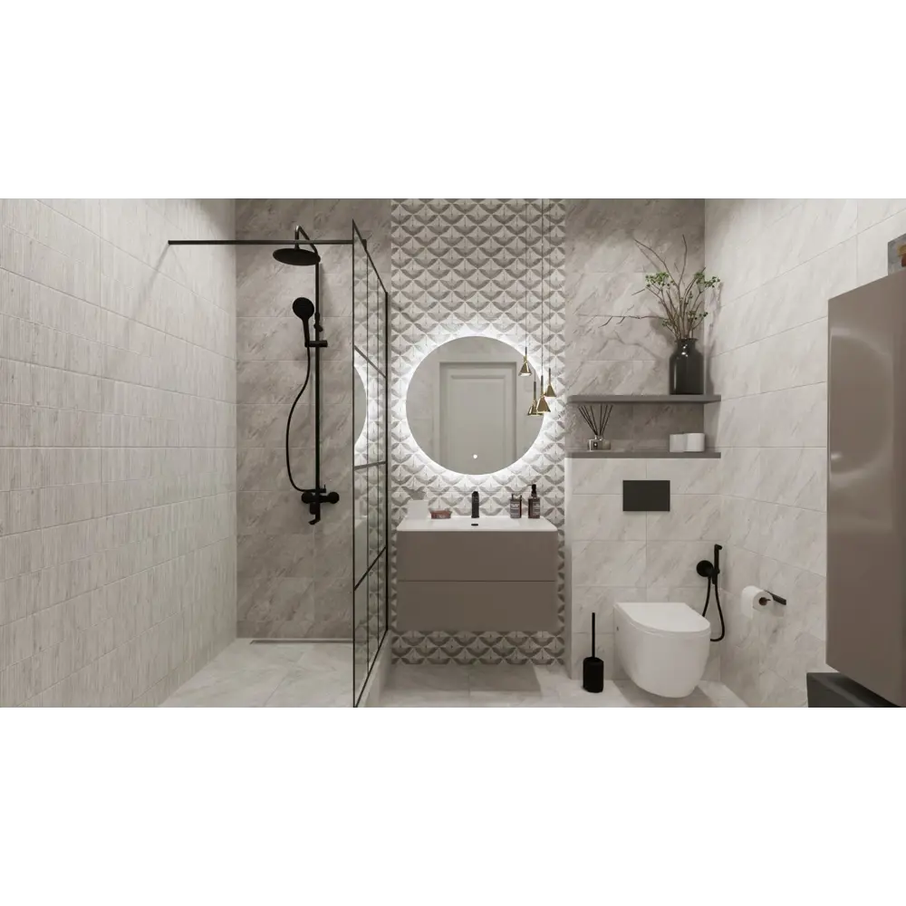 Комплект фасадов для тумбы Iddis Lahta 80 см LAH80C0i89 МДФ цвет капучино STLM-2124908 - Вид №10