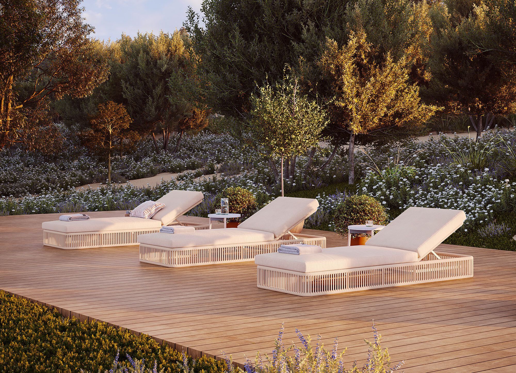 Садовая кровать с откидной веревкой Walters Wainscott ARCH-00152879 - Вид №4