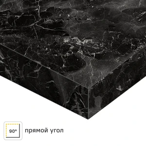 Столешница кухонная Кунгур 240x60x3.8 см KONSENSA ДСП цвет черный 89397020 STLM-2028138