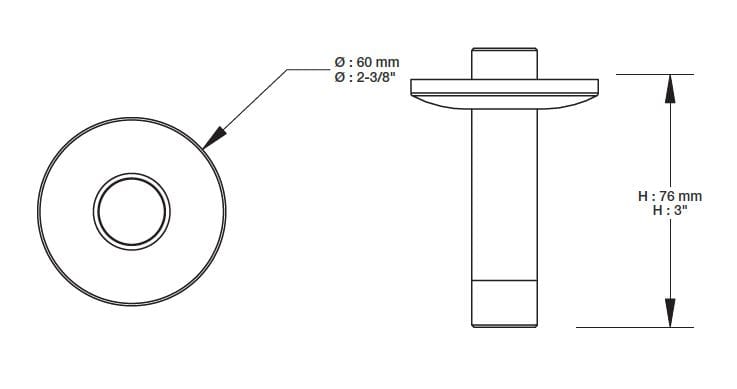 Потолочный душ BARIL RAC-0318-02 ARCH-00040774 - Вид №2