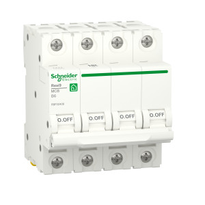 R9F02406 Автоматический выключатель 4P 6А (B) 6кА Schneider Electric Resi9