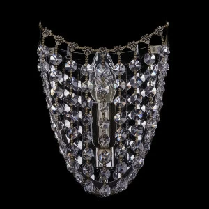 Настенный светильник бра Down 7708/1/S/Pa BOHEMIA IVELE  078654 Прозрачный;серебро