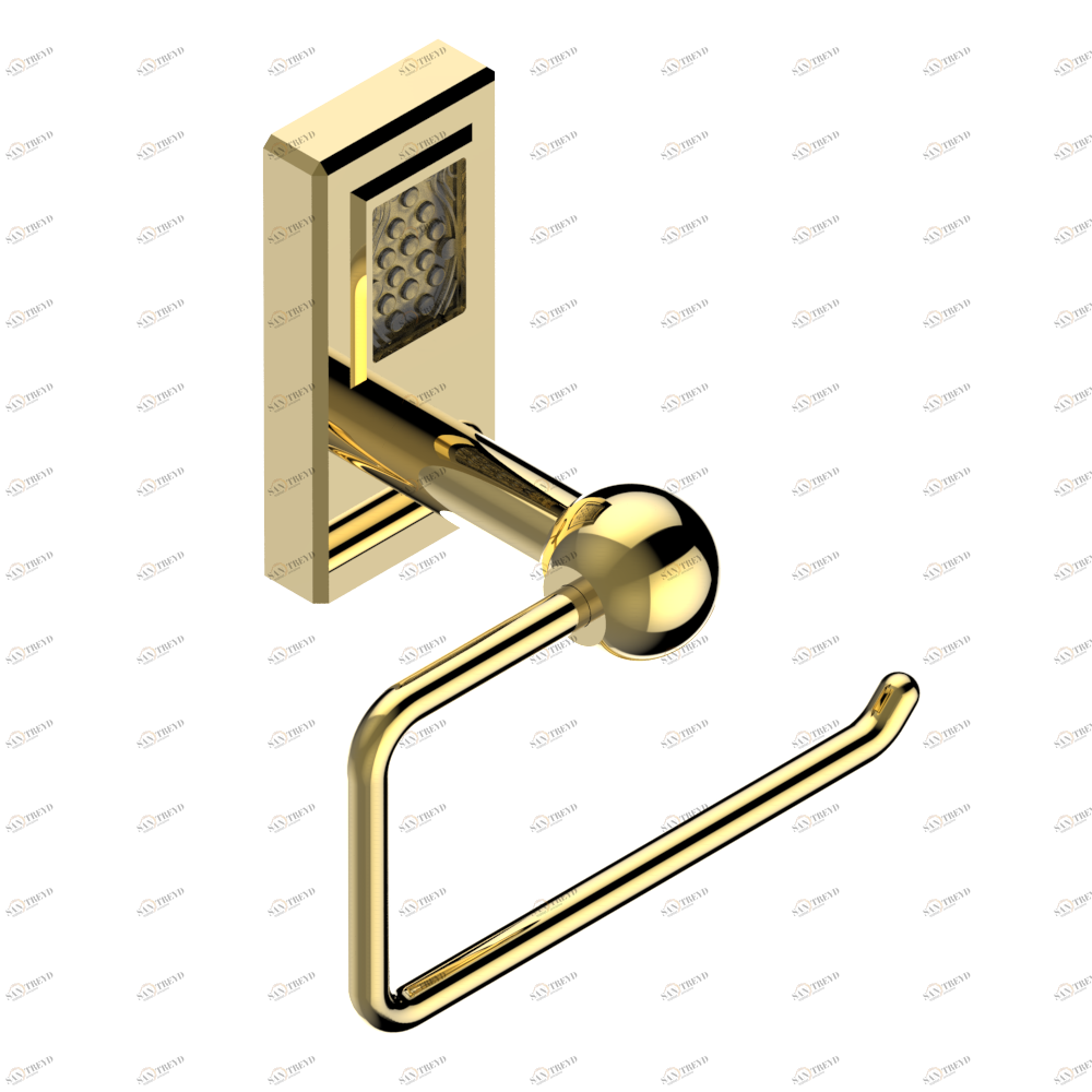 A2B-538A Бумагодержатель настенный без крышки Thg-paris Metropolis с рукоятками Золото A2B-538A CAT.F