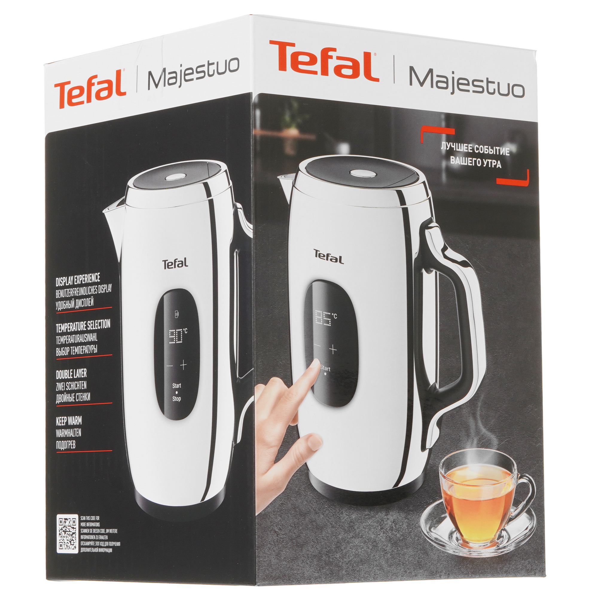 9071492 Электрочайник Tefal Majestuo KI883D10 серебристый STDN-0067223 - Вид №11