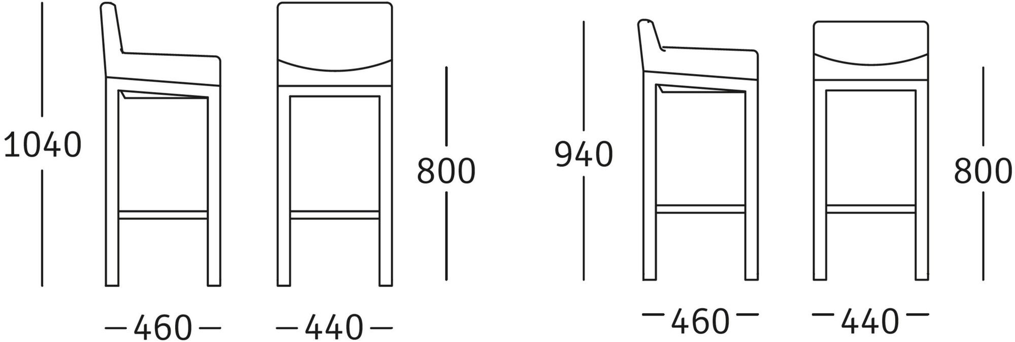ROSSIN Высокий барный стул Tonic wood sun-id-1455471 - Вид №9