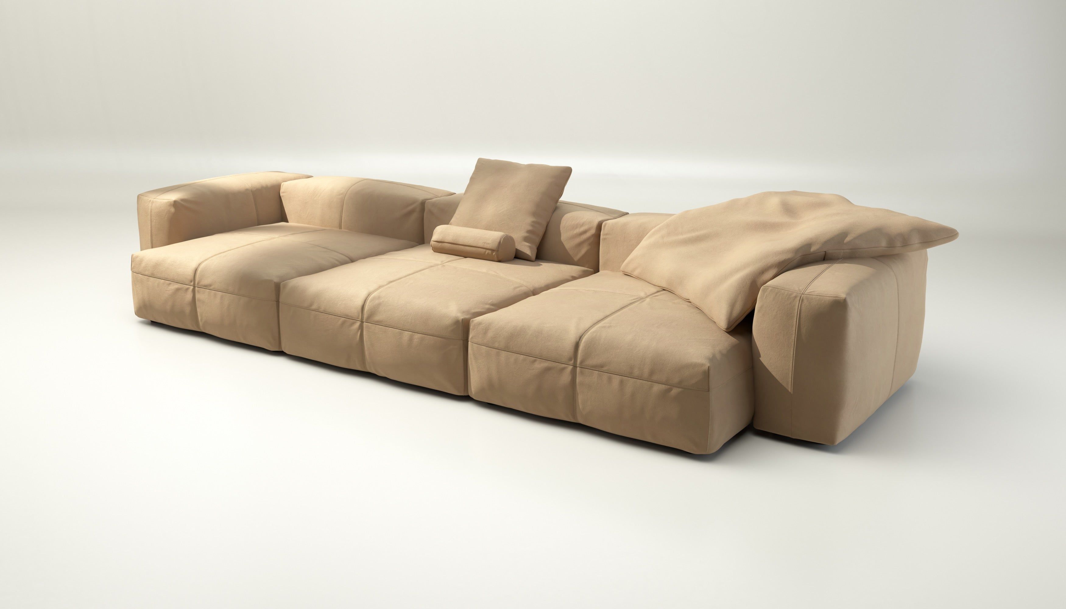 Кожаный модульный диван vetsak Leather ARCH-00123385 - Вид №5