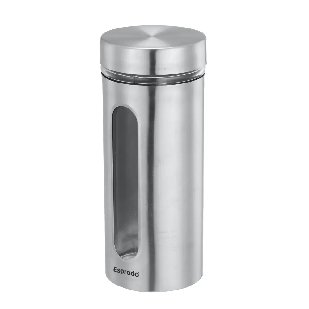 Банка для сыпучих продуктов Esprado Iron 750 мл стекло серый STLM-2129151 - Вид №2