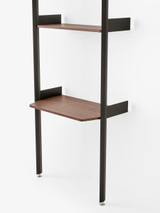 Модульная стальная стена с порошковым покрытием с письменным столом