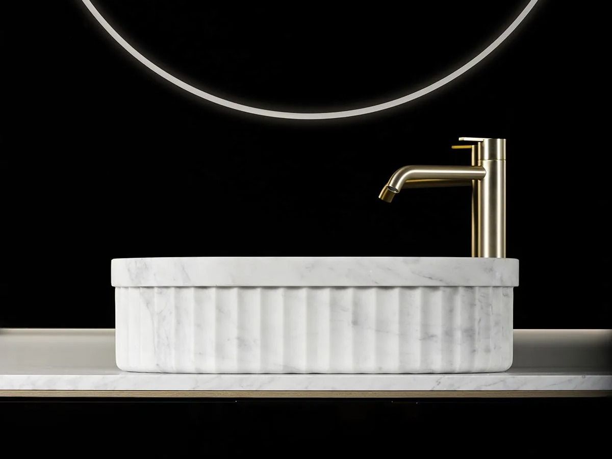 Овальная столешница из каррарского мрамора Inbani Heritage ARCH-00111500 - Вид №1