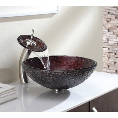 C-GV570-12mm-KGW1700 Накладная раковина на столешницу  прямоугольная Krausru  - Вид №6