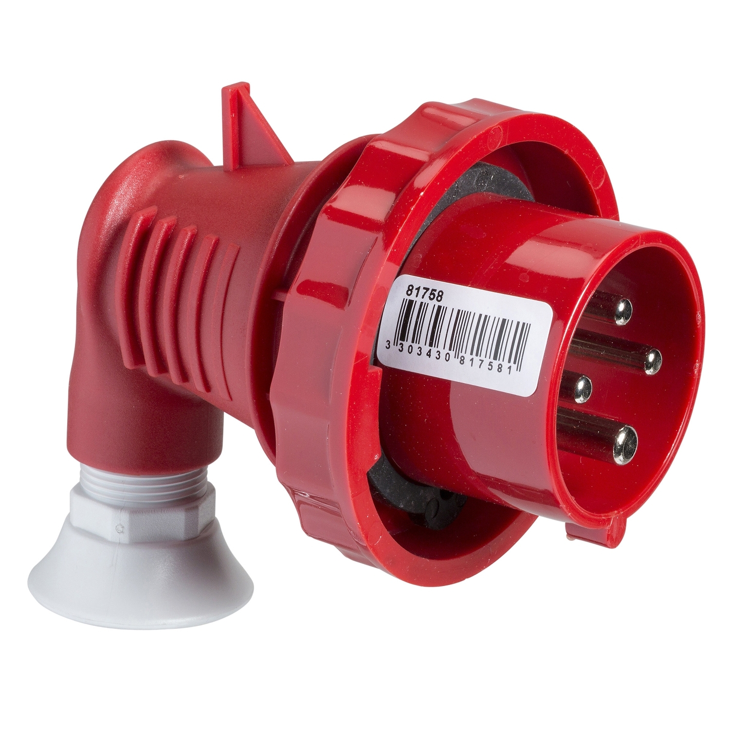 81770 УГЛ КАБ ВЛК ВИНТ 16А 3P-E 380-415V IP67 Schneider Electric PratiKa 