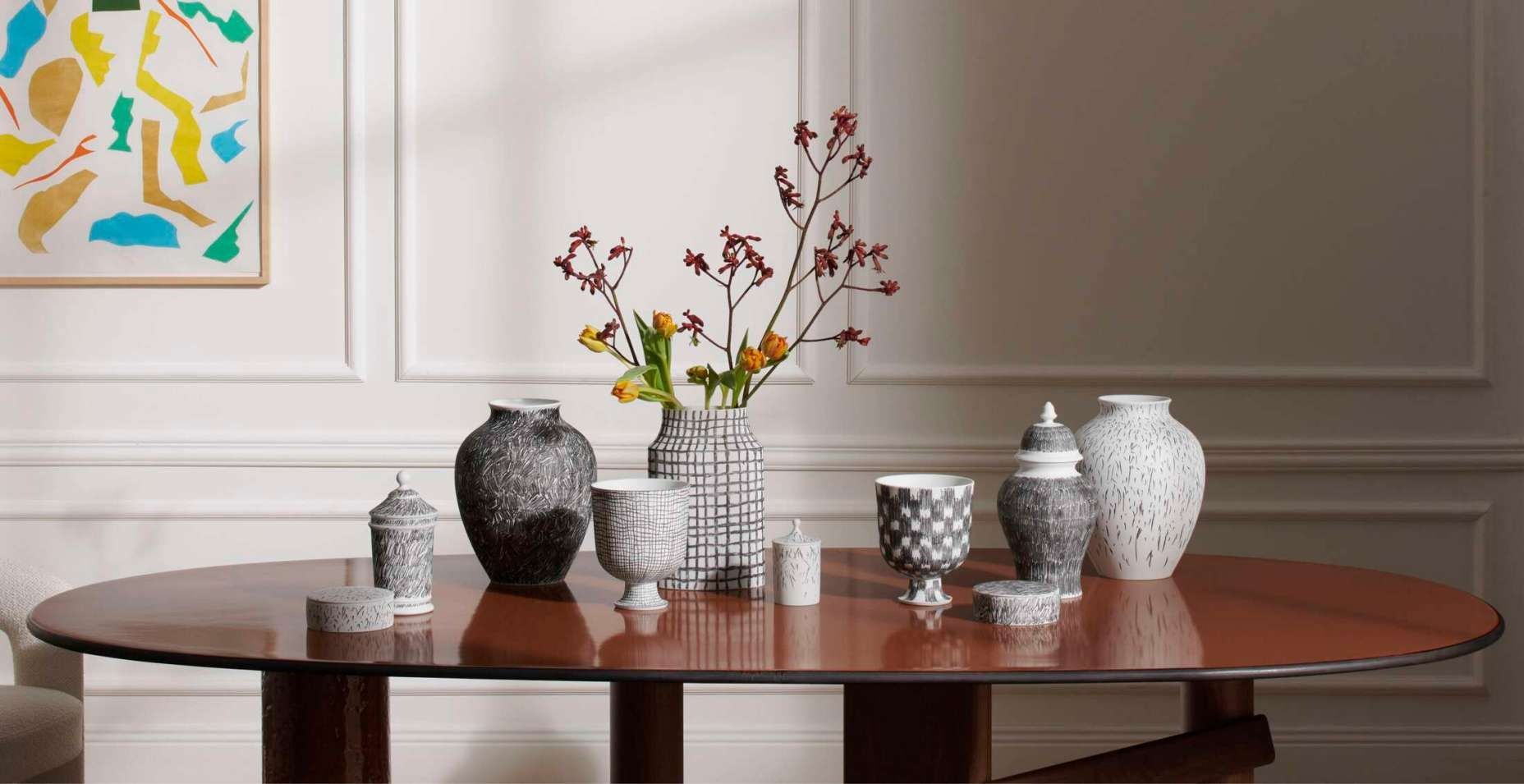 Круглая фарфоровая ваза CASSINA Постскриптум ARCH-00035719 - Вид №8