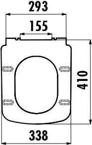 KC2003.01.0000E Крышка с микролифтом SOLO Creavit Solo - Вид №4