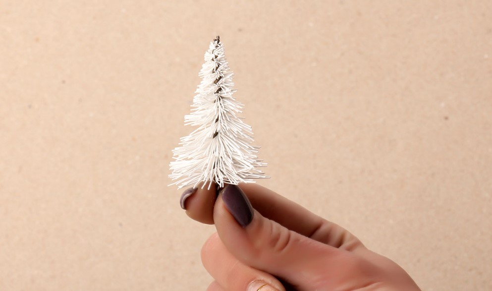 012-ez-005 Набор моделей "Белая елочка" 5-6 см 10 шт. Morrison 