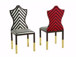 Мягкий стул из ткани