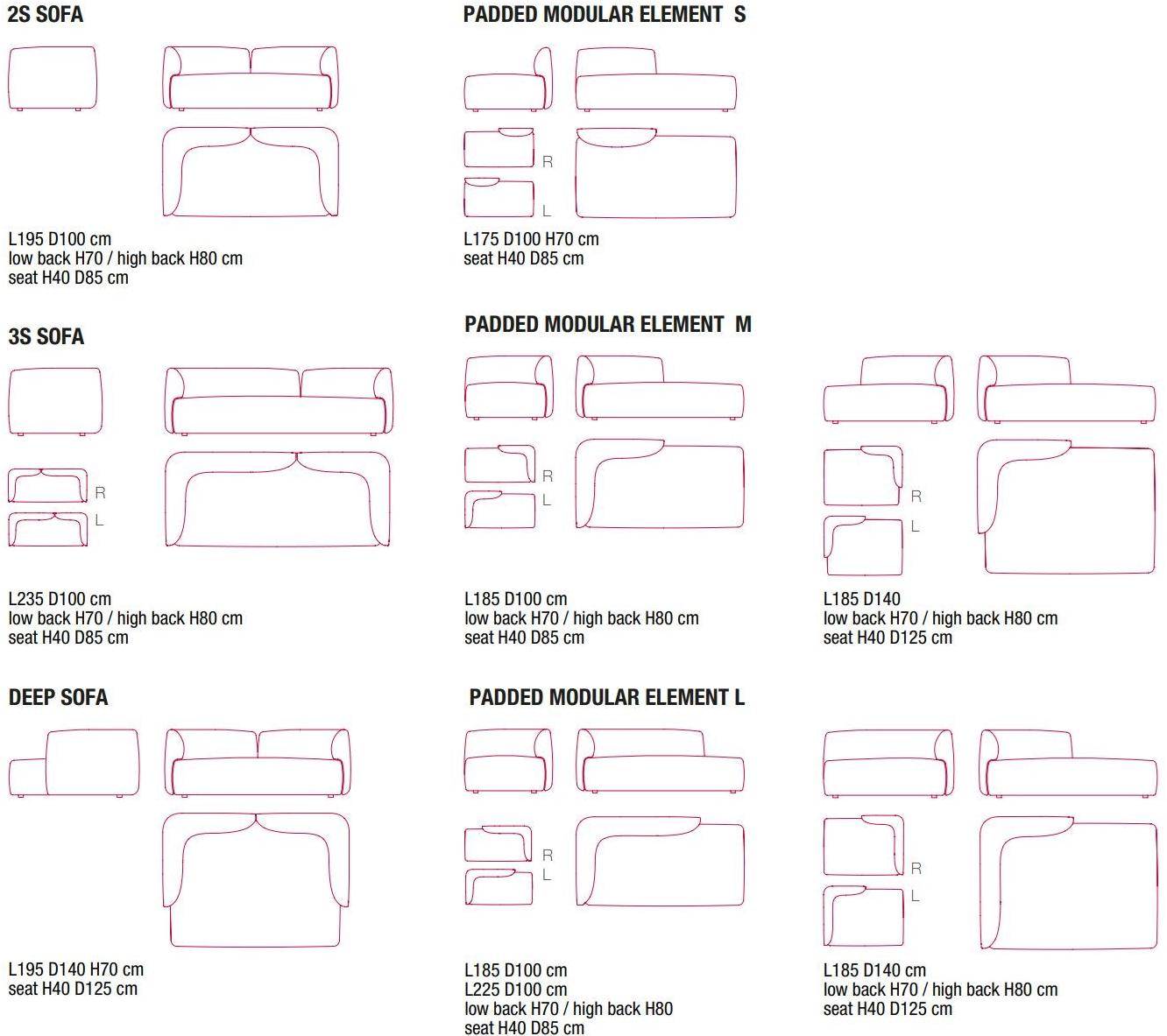 MDF Italia Мягкий диван sun-id-1396778 - Вид №6