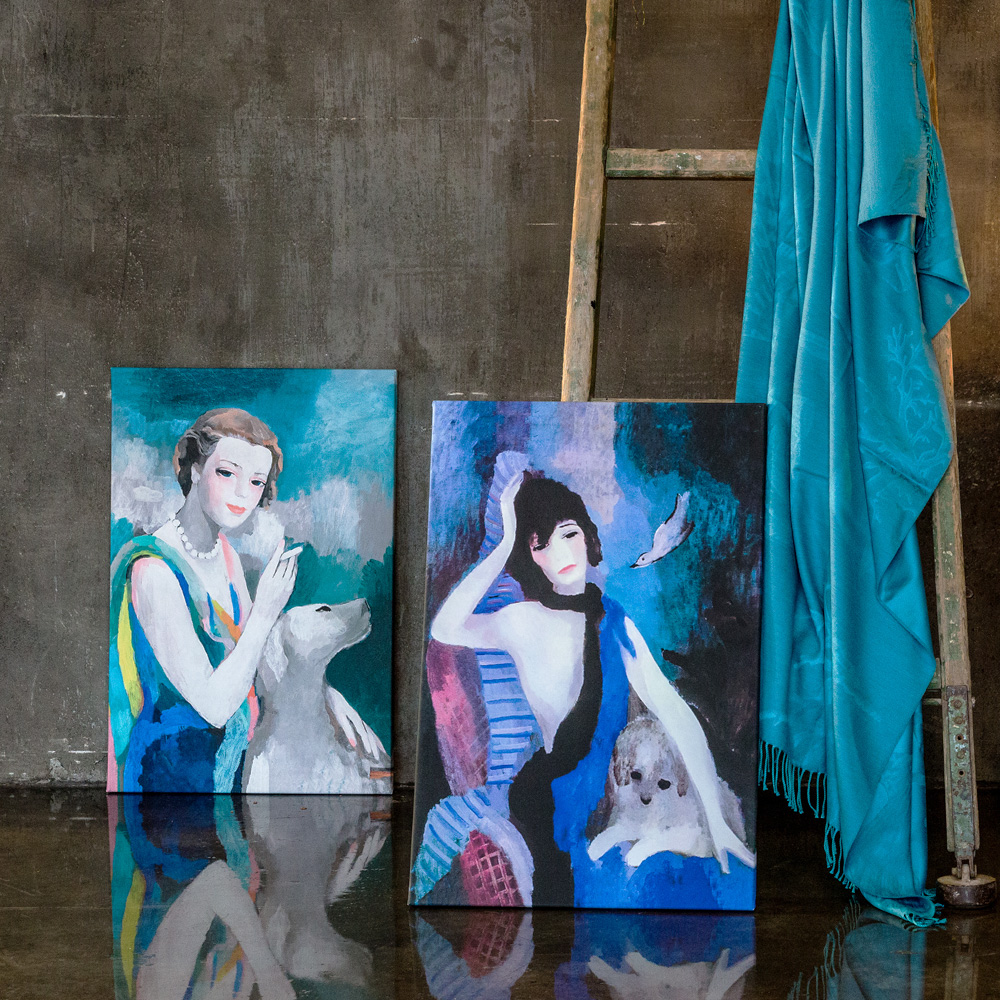 896518918_2628 Картина «Портрет Марсель Дормуа» (холст, галерейная натяжка) Object Desire  - Вид №1