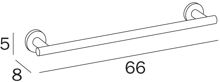 INDA® Вешалка для полотенец Touch A4618 - a4618u - Вид №4