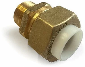 Муфта газовая с диэлектрической прокладкой, наружная резьба 1/2 Flexible hose Россия