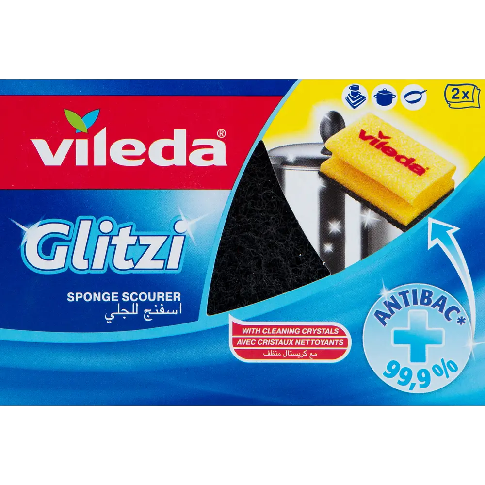 Губка для кастрюль Vileda «Глитци», 2 шт. 82433888 STLM-2078755  - Вид №3