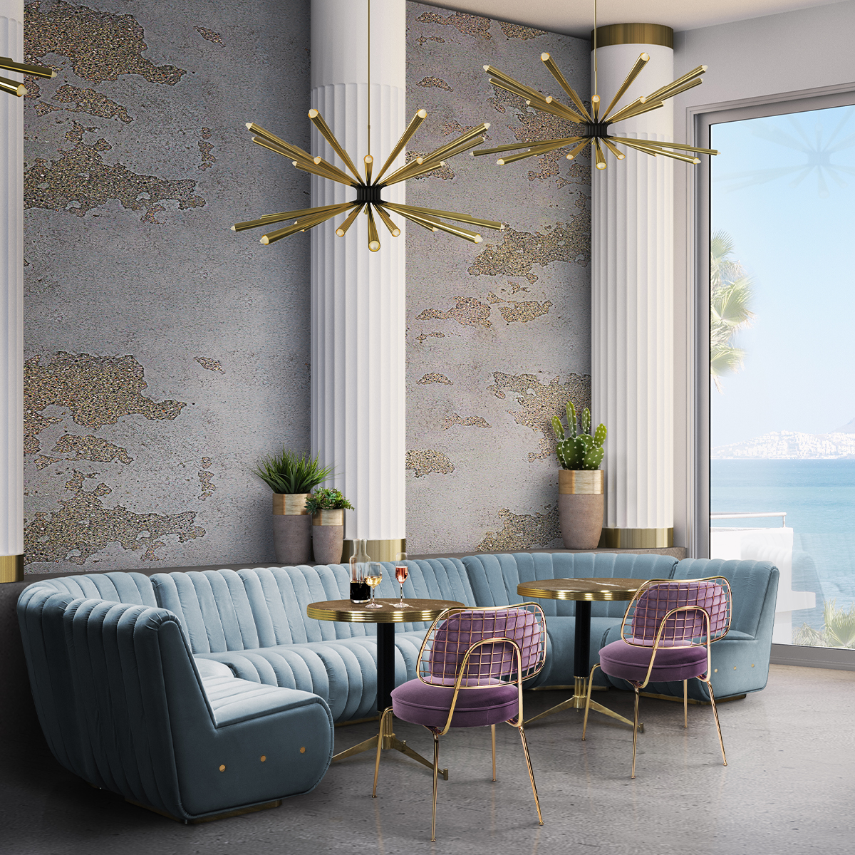 Подвесные лампы Dorsey Suspension Covethouse DELIGHTFULL  - Вид №1