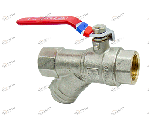 HLV-101292.№.02 Кран шаровой HLV Optima с фильтром 