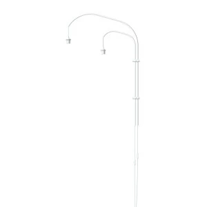 Кронштейн настенный белый Double White 4130 UMAGE ОРИГИНАЛЬНЫЕ 00-3880792 Белый