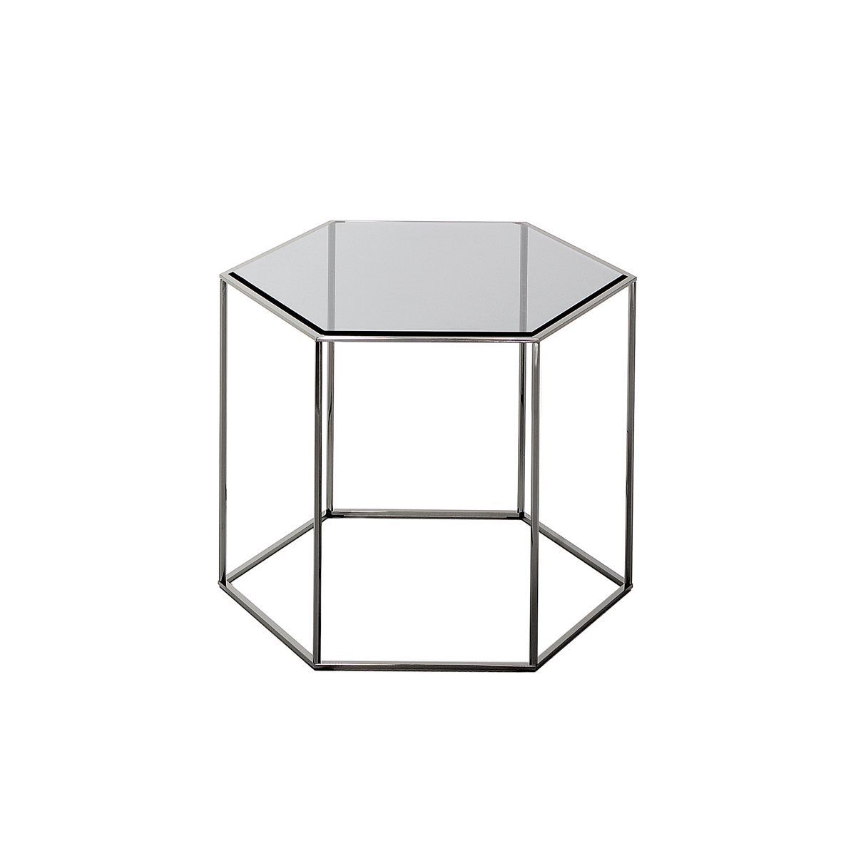 Стальной и хрустальный шестигранный журнальный столик Desalto HEXAGON ARCH-00080150 - Вид №2