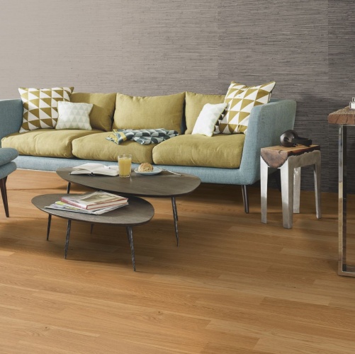 Инженерная доска Boen Maxi Nature Live Matt Ированная С Фаской 2v Дуб Натур с брашью (Текстурированная) 1000х100 мм EBL635FD - Вид №1