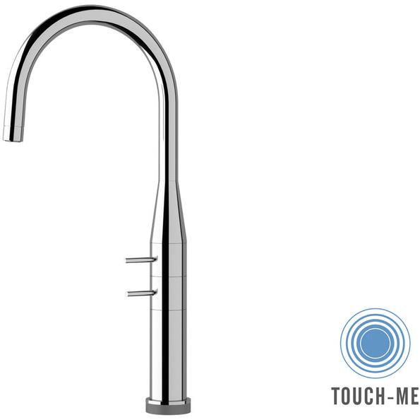 Remer Rubinetterie Смеситель для мойки с поворотным изливом и ручным душем Touch-me Bkt 74 - Вид №2