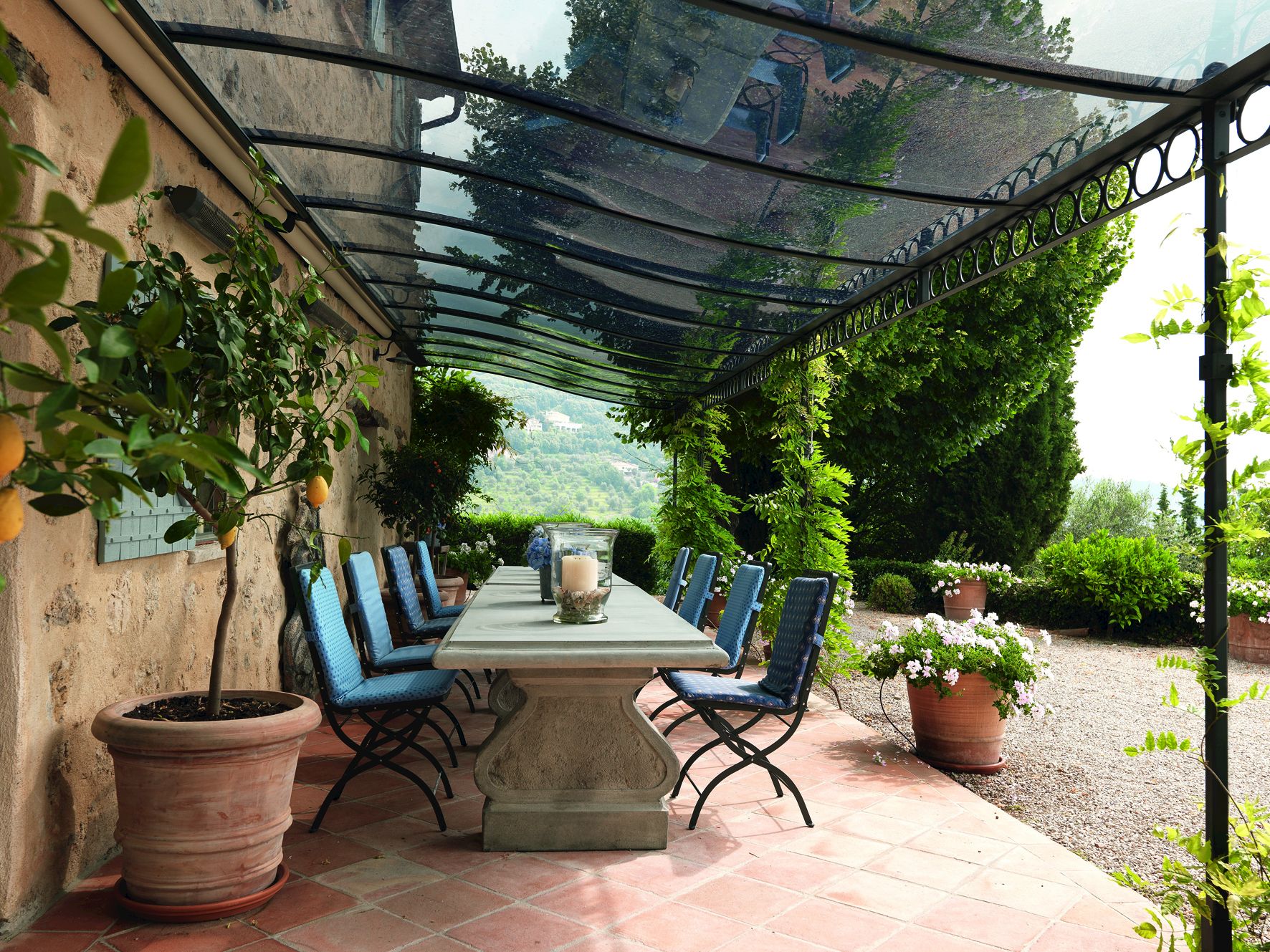 Пергола с железной опорой Unopiù Tibisco ARCH-00141007 - Вид №1