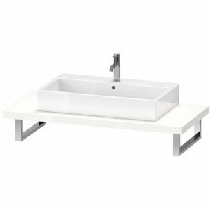 XL102C08585 X-Large Консоль для накладных раковин и встраиваемых умывальников Белый глянцевый лак