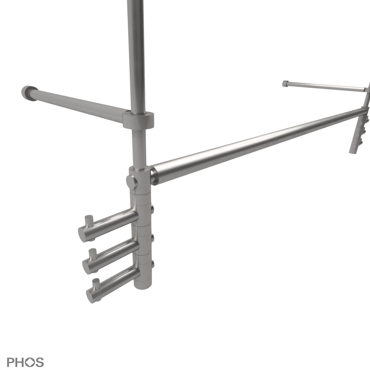 TXD-KS Дополнительный удлинитель для платяной штанги для всех подвесных шкафов. PHOS  - Вид №1