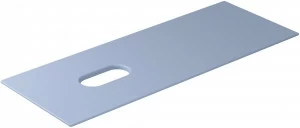 Полка керамическая с отверстием SX-DX (двусторонняя) 121x46 Синий 2055ON GALASSIA Tabulae
