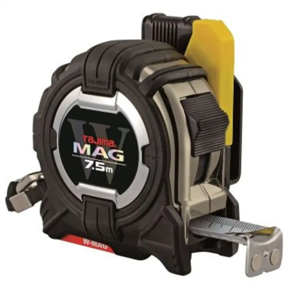 90531196 Рулетка Tajima W-MAG SFG3LWM25-75E, 7.5 м х 25 мм, ударопрочная с магнитным наконечником STLM-0848950