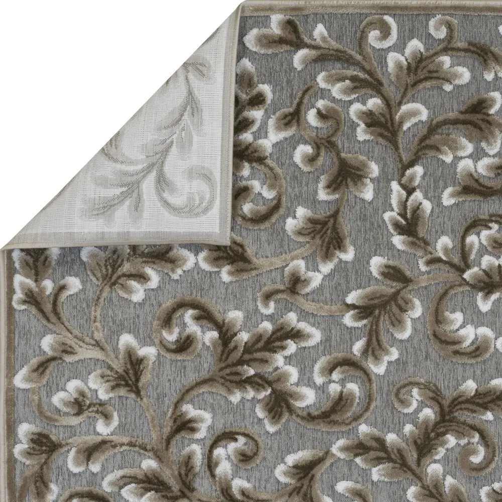 Ковер Роялтафт Шенилл 150x230 см полипропилен 84510_88 цвет серый STLM-2040268 - Вид №3