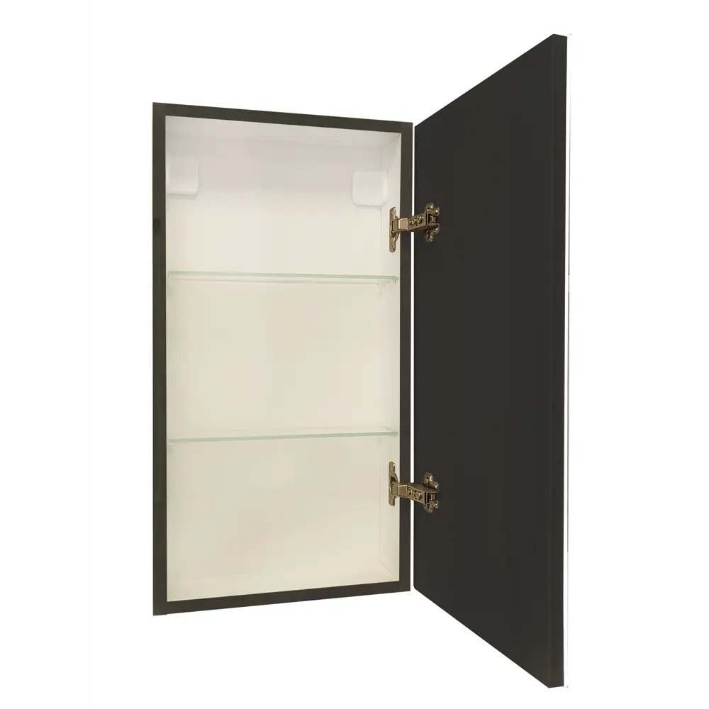 Шкаф зеркальный подвесной Montero Black LED с подсветкой 35x65 см цвет черный Santreyd STLM-2157365 - Вид №3