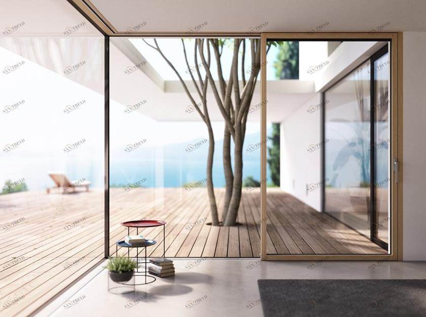 Essepi Распашная дверь из дерева-алюминия sun-id-1482037