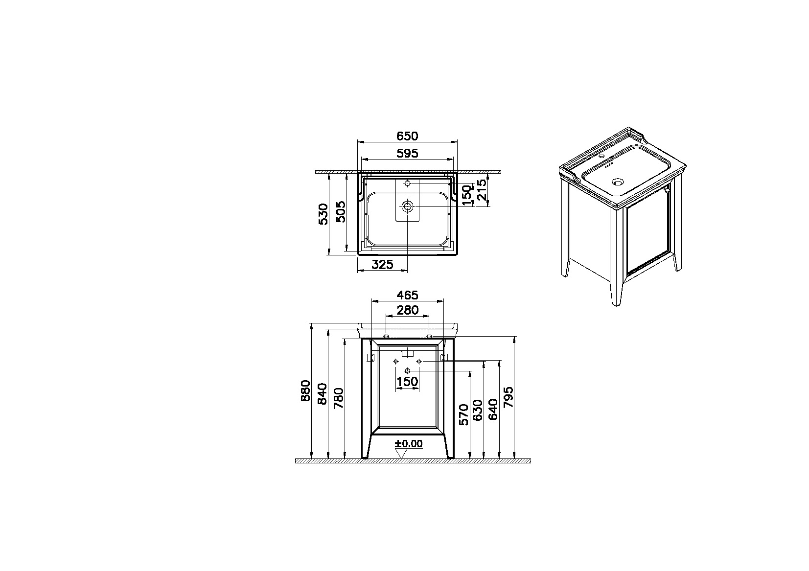 65764 Раковина Vitraglobal Valarte  - Вид №1