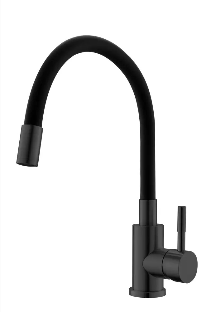 91410373 Смеситель для кухни однорычажный Esko Kitchen излив 27 см цвет черный STLM-0873748