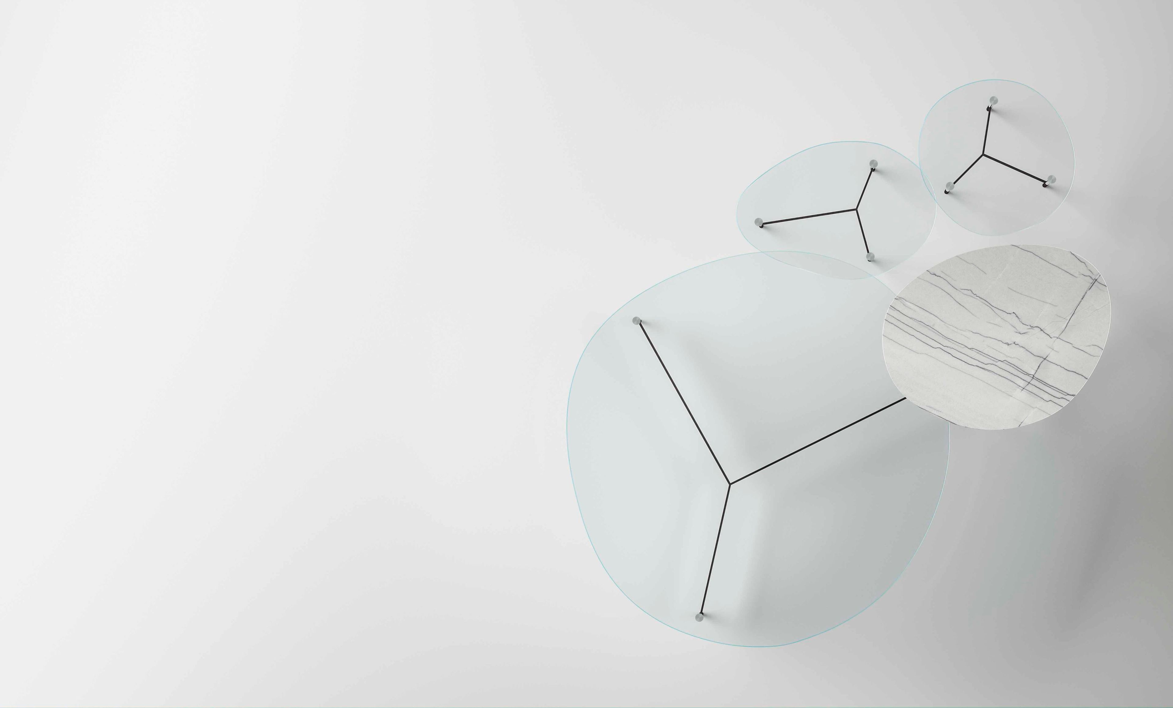 Журнальный столик со стеклянной столешницей Tonelli Design AFTER9 ARCH-00009041 - Вид №2