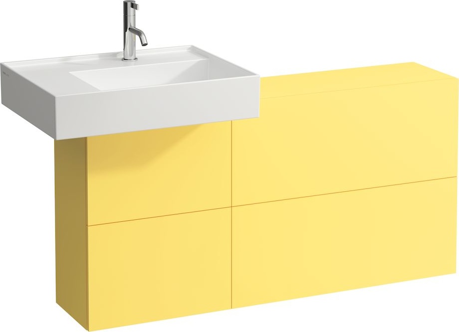 H8103350201121 Раковина с полочкой слева, со специальным скрытым сливом LAUFEN PRO - Вид №10